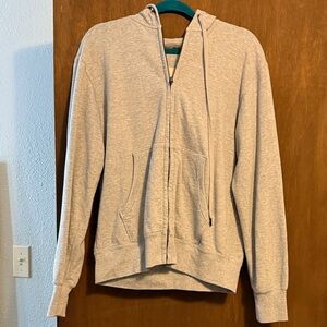 Gray Zip-Up Hoodie